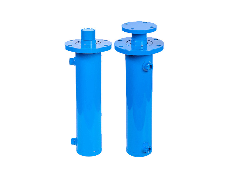 12 tons HSG100 chrome plated flange hydraulic cylinder