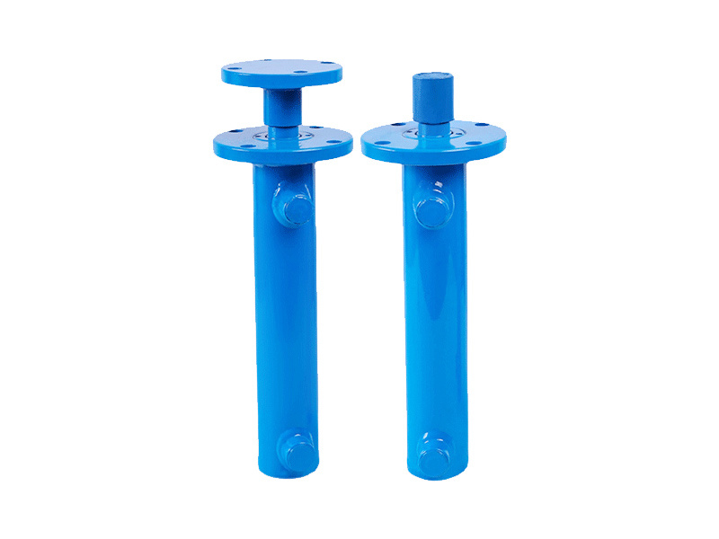 5 tons HSG63 chrome plated flange hydraulic cylinder