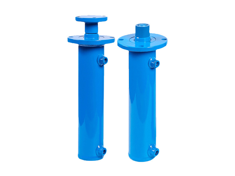 8 tons HSG80 chrome plated flange hydraulic cylinder